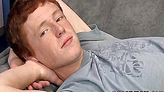 Ginger twink masturbates during sex interview - Sunporno Big Boobs Porn Video