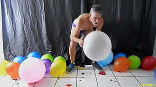 Balloon Play With Horny Gay Dilf Richard Lennox Big Boobs Porn Video